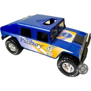 Vintage Pillsbury doughboy, 2000 NYLINT Hummer toy car with sound